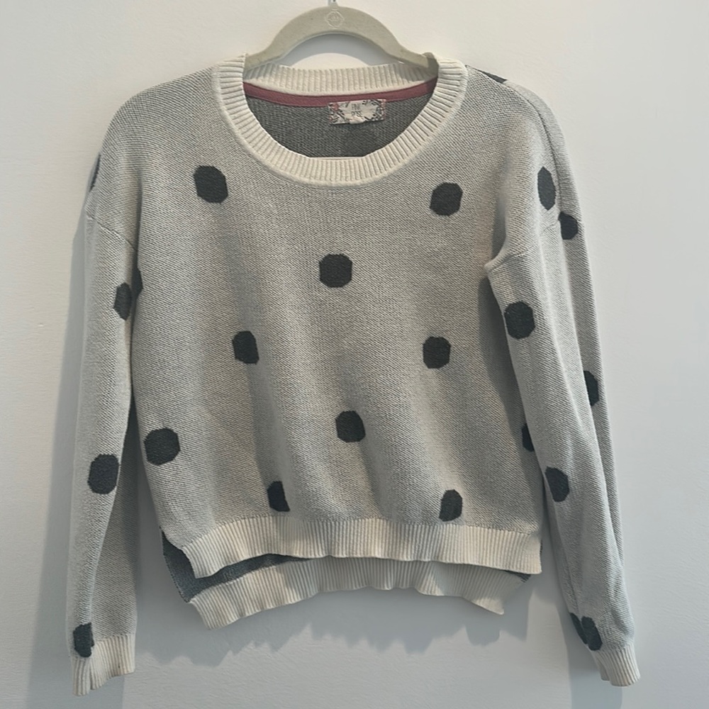 Polka a dot sweater by pink rose